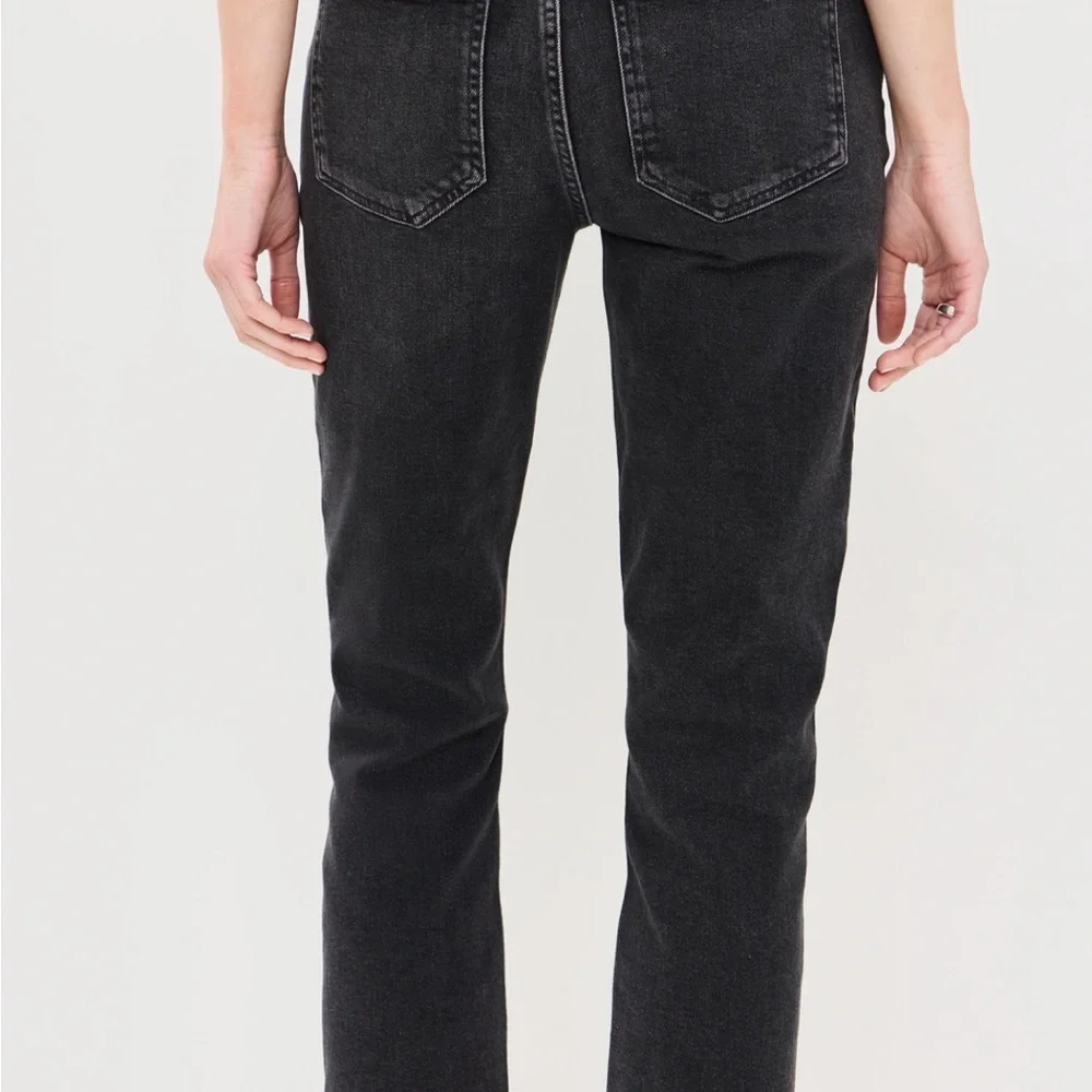 Agolde - Riley High Rise Straight Crop Jeans - Picture 4 of 8